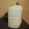 Канистра для воды, 10 л, белая, полиэтилен, с краном, Pressol 21163 (пр-во Германия)