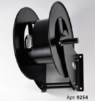 Ручная черная стальная шланговая катушка L. max 10 м без шланга - ? 1 ". Серия LS, Pressol 9254 (пр-во Германия)