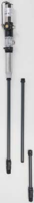 Одноступенчатый пневматический насос из нержавеющей стали, соотношение 1: 1, уплотнения из EPDM, в комплекте с пластиковой телескопической всасывающей трубой L. max 1000 мм. С нижним клапаном, Pressol 1071 (пр-во Германия)