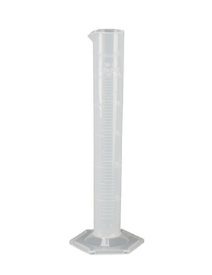 Мерный цилиндр-полипропилен-0,05 л  прозрачный, Pressol 07161 (пр-во Германия)