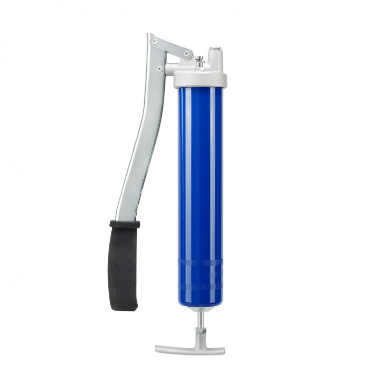 Профессиональный шприц для смазки рычажный серии PRELIxxPRO синий,  с кнопкой сброса воздуха (без принадлежностей), Pressol 14200341 (пр-во Германия)