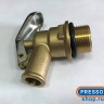 Сливной бочковой кран, G 3/4'' нар. латунь, вентиль на бочку, 