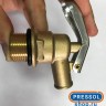 Сливной бочковой кран, G 3/4'' нар. латунь, вентиль на бочку, 