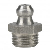 Пресс-масленка Н1, прямая 1/8'' NPT, VA, SK, SW 11 mm, нержавеющая сталь (упаковка 10 шт.)