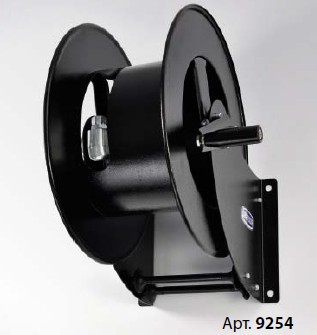 Ручная черная стальная шланговая катушка L. max 10 м без шланга - ? 1 ". Серия LS, 