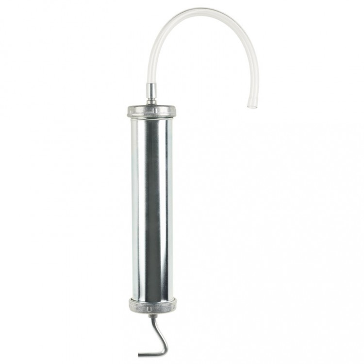 Шприц для отсоса 500 ml Оцинкован, цинк. крышка, 