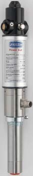Пневматический насос из нержавеющей стали, серия Power Bull, соотношение 4: 1, уплотнения из PTFE. производительность 35 л / мин, Pressol 1079 (пр-во Германия)