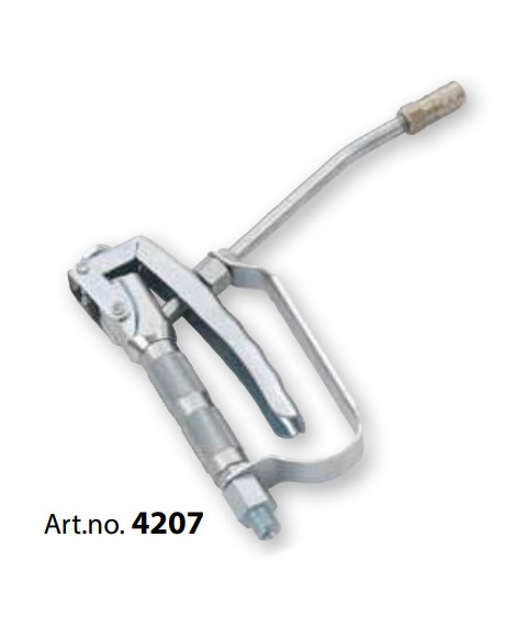 Смазочный пистолет мод. 4207 со спусковой скобой из нержавеющей стали, 