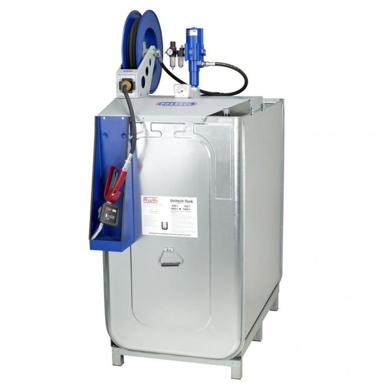 Компактная установка 1000 l, насос 3:1, катушка 10 m, , 