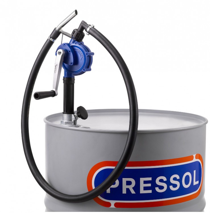 Роторный бочковой насос Труба 980 mm, ca. 30 л/мин, шланг, 