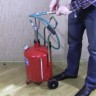 Передвижной маслораздатчик для трансмиссионного масла 24 л с ручным насосом, 